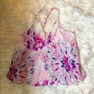 Molly & Zoey Surf Gypsy Razor Back Tank Top